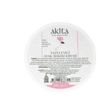 Renas Store Akita% 100 Doğal Tazeleyici Ayak Kremi Gül 100ML