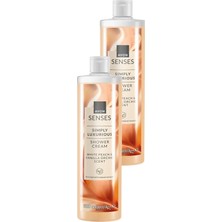Renas Store Avon Senses Simply Luxurious Beyaz Şeftali ve Vanilya Kokulu Krem Duş Jeli 500 Ml. Ikili Set