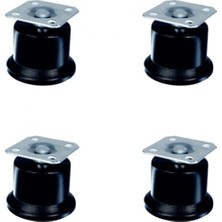 Hace Bazaar Bekleme Bingo Ayak Tablalı - 50MM - Siyah HKS280 - 4 Adet