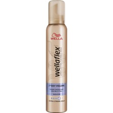 Renas Store Wellaflex 2 Days Volume 2 Gün Boyu Hacim Veren Saç Köpüğü Extra Strong Hold - 200 ml