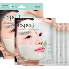 Renas Store Ariul Ariul Expert Green Cera Collagen Hydrogel Mask (Set Of 4) - Seramid & Kolajen Onarıcı Hidrojel Mask