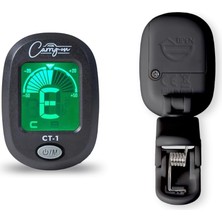 Renas Store Carry-On Ct-1 Kromatik Akort Cihazı, Gitar, Bas, Ukulele C Için, Döner LCD Ekranlı, Siyah
