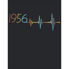 Renas Store 101 Mandalas - Malbuch Ekg Herzschlag Jahrgang 1956 Baujahr Heartbeat: Lustiges Retro Geburtstag Design Frequenz - A4 (8,5X11) - 101 Seiten - ... - Entspannen - Anti Stress - Zum Ausmalen