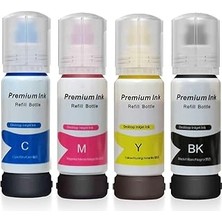 Renas Store Photo Ink 103 L1110/L3110/L3111/L3150/L3156/L3151/L5190 4 Renk Mürekkep Renkli