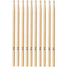 Renas Store Chroma Baget - Davul - 5 Çift Bateri Bageti Drumsticks 5A Pürüzsüz Yüzey