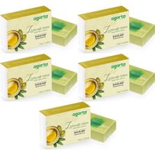 Renas Store Agarta El Yapımı Doğal Zeytinyağlı Sabun, 150 Gr, 5'li Set