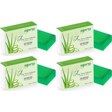 Renas Store Agarta El Yapımı Doğal Sabun 150 gr Aloe Vera, 4'lü Set