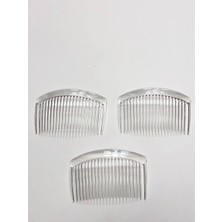 Renas Store Şeffaf Renk Tarak Toka 8 cm 1 Adet TAP-1035