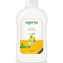Renas Store Agarta Doğal Krem Etkili Sıvı Sabun Limon 1500 ml