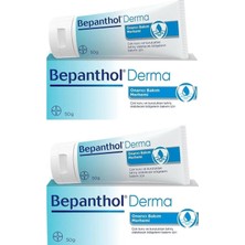 Renas Store Bepanthol Onarıcı Bakım Merhemi 50 gr x 2 - Çok Kuru Ciltler Için Günlük Yoğun Nemlendirici Merhem P03169