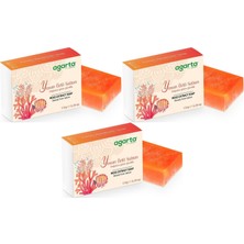 Renas Store Agarta El Yapımı Doğal Sabun, 150 G, Yosun Özlü, 3'lü Set