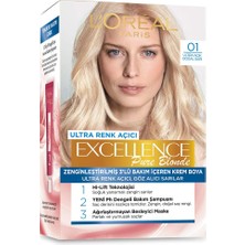 Renas Store L'oreal Paris Excellence Creme Saç Boyası - 01 Ultra Açık Doğal Sarı