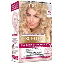 Renas Store L'oreal Paris Excellence Creme 10 Açık Sarı Saç Boyası