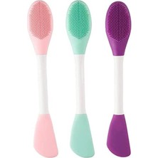 Renas Store Çift Taraflı Silikon Yüz Maskesi Uygulama & Peeling Fırçası