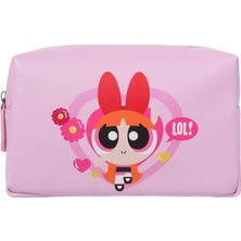 Renas Store Lisanslı Powerpuff Girls Kare Kozmetik Çantası - Blossom