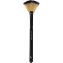 Renas Store Golden Rose Fan Brush - Aydınlatıcı ve Bronzer Için Yelpaze Makyaj Fırçası