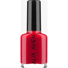 Renas Store Alıx Avıen Limited Edition Işıltılı Kırmızı Oje - Pigmentli Uzun Süreli Kalıcı Hızlı Kuruma-Nail Lacquer No:5