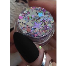 Renas Store Parlak Glitter Jel Far Glitter Simli Saç ve Vücut Simi Yıldızlı- Magic Stars, 8165772HB
