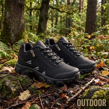 Wanderfull Trekking Siyah Erkek Outdoor Fermuarlı Ayakkabı 36-45
