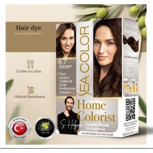 Renas Store Sea Color Home Colorist Set Saç Boyası 6.7 Kakao Kumral Cocoa Brown