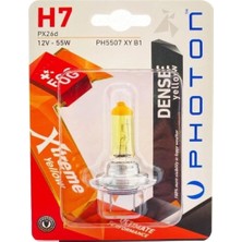 Renas Store Photon H7 Xtreme Yellow Limon Sarısı Far Ampülü