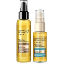 Renas Store Avon Argan Yağı Içeren Saç Serumu ve Argan, Hindistan Cevizi Yağı Içeren Saç Bakım Yağı Paketi