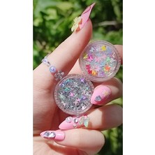 Renas Store Hb Tasarım Glitter Jel Far Soft Seri Ikili Kelebek-Yıldız Parlak Glitter, SERASHINEGOZFARI169
