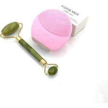 Renas Store Mobee Cilt Temizleme ve Masaj Cihazı & Roller Çift Taraflı Doğal Taş Yüz Masaj Aleti 956247805693