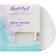 Renas Store Buf-Puf Dermatolog Tarafından Geliştirilen Düzenli Yüz Süngeri, Kırılmaya ve Siyah Noktalara Neden Olan Derin Kirleri ve Makyajı Giderir, Yeniden Kullanılabilir, Peeling Yapan, Beyaz, 1 Adet