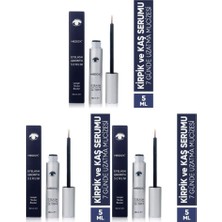 Renas Store Nedox 3 Adet Kaş ve Kirpik Uzatıcı, Onarıcı, Besleyici ve Güçlendirici Bakım Serum Garantili 5 ml