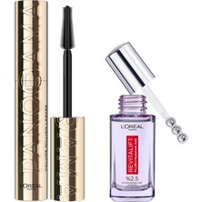 Renas Store L’oréal Paris Panorama Hacim Veren Maskara Siyah & L’oréal Paris Revitalift Filler Aydınlatıcı Göz Serumu (20 Ml)