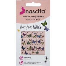Renas Store Nascita Kelebek Desenli Tırnak Stickerı - 29