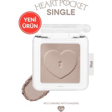 Renas Store Perıpera Kişiselleştirilebilir Mat Tekli Far Heart Pocket Single M12 Carving With Shading, 111653
