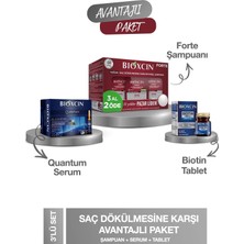 Renas Store Bioxcin Forte Saç Dökülmesine Karşı Avantajlı Paket, Şampuan + Serum + Tablet