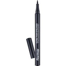 Renas Store Flormar Ultra Thin Keçe Uçlu Mat Kalem Eyeliner 001 Black