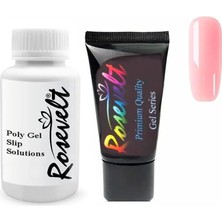 Renas Store Poly Gel Poly Jel Yoğun Kıvamlı 20 ml (Şeffaf Pembe)