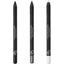 Renas Store Golden Rose Dream Eyes Eyeliner 3'lü Jel Göz Kalemi Seti- No: 401-403-405