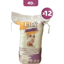 Renas Store Lux Disk Kare Makyaj Pamuğu 40' Lı x 12
