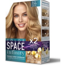 Renas Store Color Space Infınıty Set Saç Boyası 8.3 Bal Köpüğü