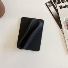 Renas Store Nanospace Kadın Taşınabilir Yapışkanlı Ruj Saklama Standı Cep Telefonu Tutucu (Ürün Kılıf Değildir) (Siyah)