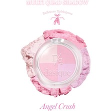 Renas Store Dasique Işıltılı, Yumuşak Yapılı, Dökülme Yapmayan 4lü Far Paleti Multi Quad Shadow (02 Angel Crush)