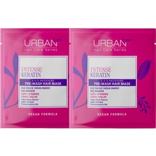 Renas Store Urban Care Intense & Keratin Aşırı Yıpranmış ve Cansız Saçlara Özel Duş Öncesi Saç Bakım Maskesi 2X50ML-VEGAN