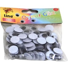 Renas Store Lino Oynar Göz Siyah 50 Adet 15MM RBZ-016