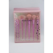 Renas Store Ruby Face Pembe Fırça Seti 7'li