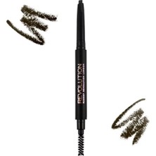 Renas Store Revolution Duo Brow Kalem Dark Brown Dark Brown