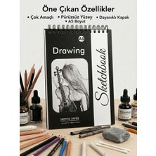 Dream Art Galery Çizim Defteri Sketchbook A/5, Eskiz Defteri (14.8 x 21)