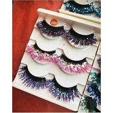 Renas Store Kirpik 3lu Özel Tasarım Glitter Kirpik 3D