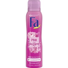 Renas Store Fa Pink Passion Kadın Deodorant Sprey, 150 Ml, Pembe