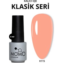 Renas Store Momo Professional Kalıcı Oje K115 Şeftali Pembesi 4 ml