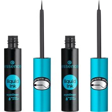 Renas Store Essence Suya Dayanıklı Liquid Ink Eyeliner x 2 Adet Siyah